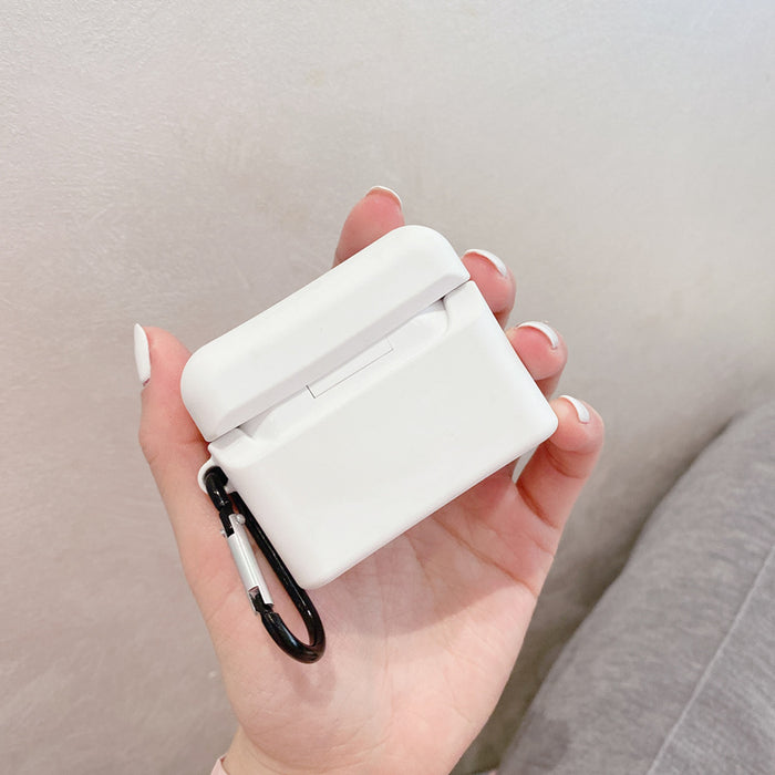 Japanese Uniform AirPod Cases for Cute Lovers: white, blue sailor-themed character design, cartoon, kawaii style