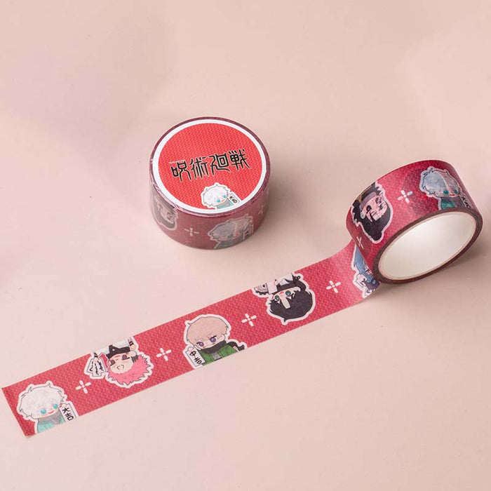 Jujutsu Kaisen Washi Tape, Decorative and Versatile: brown, beige Harry Potter theme, themed graphic style