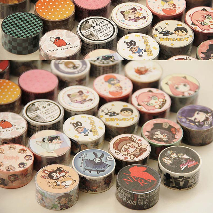 Jujutsu Kaisen Washi Tape, Decorative and Versatile: brown, beige Harry Potter theme, themed graphic style