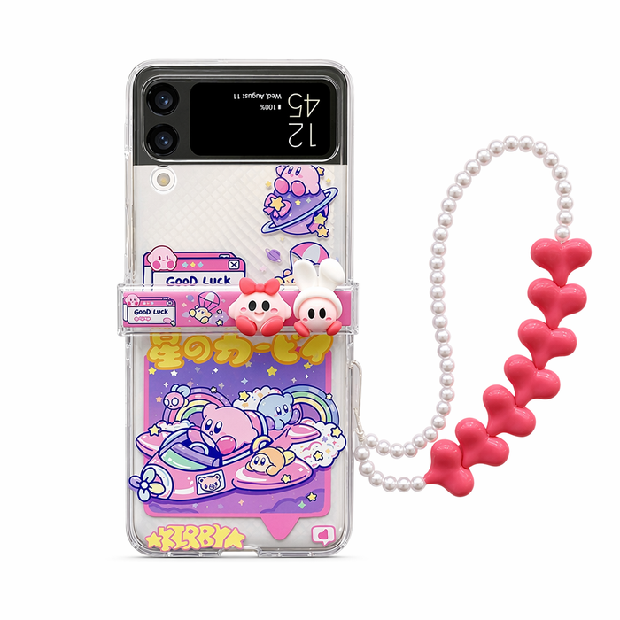 Kawaii Kirby Flip 4 Phone Cases B