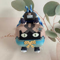 Kirara Plush Toy for Genshin Impact: brown, black cat-like character, cartoon style