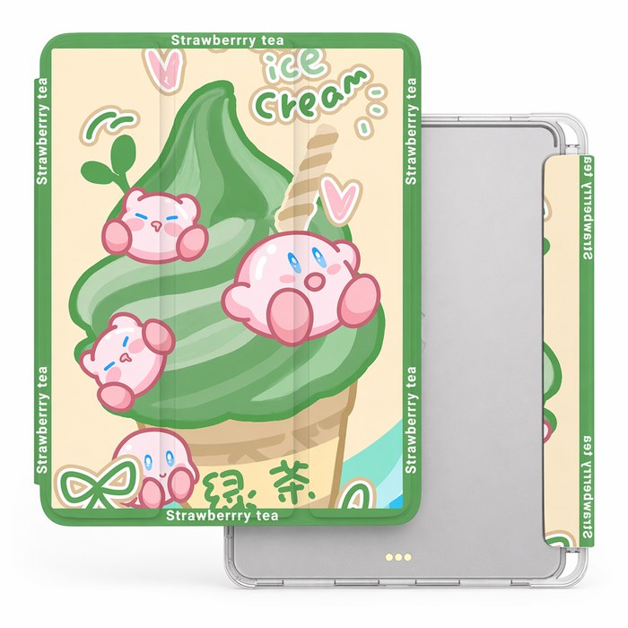 Kirby iPad Cases with Food Art B