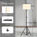 LED Studio Lamp with Tripod, Illuminating Your Studio Space with Style: black, white adjustable LED panel light kit with trip