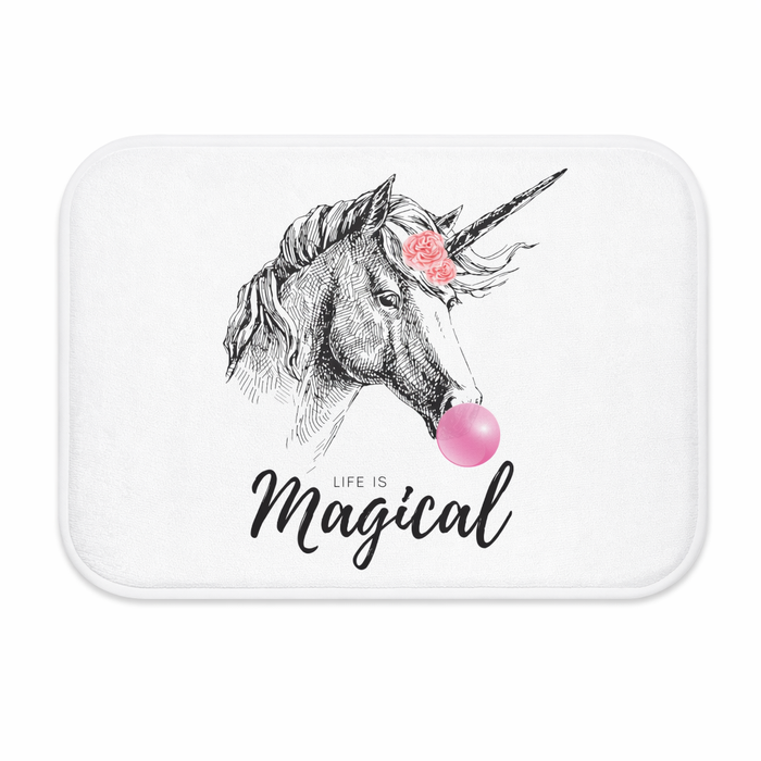 Life is Enchanting Unicorn Bubble Bath Mat Default