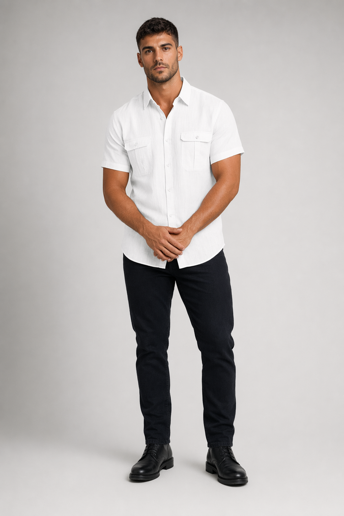 WHITE / M