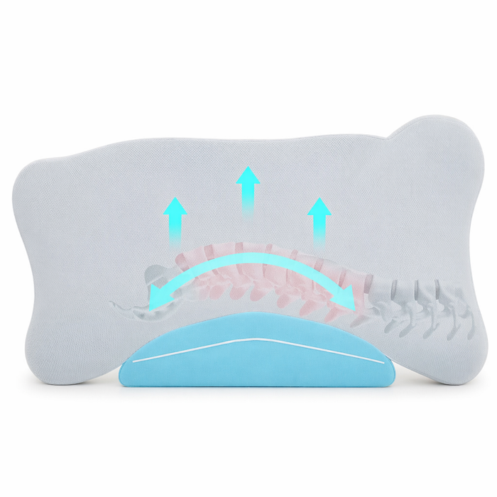Lumbar Support Memory Foam Pillow Default