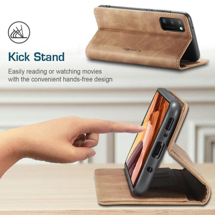 Luxurious Flip Wallet Case with Magnetic Closure for iPhone: brown, black phone flip case, minimal style