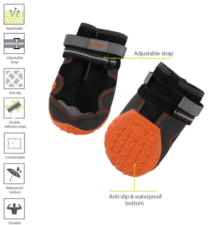 M-pets dog hiking boots M-L