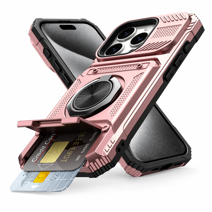 Rose Gold / For iPhone 15 Pro