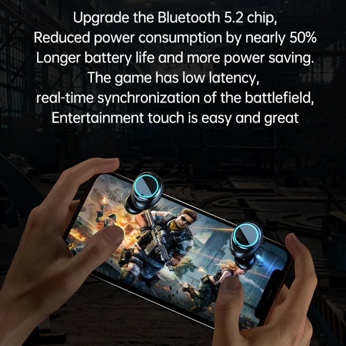 Mega25 Dragon Bluetooth Earbuds for Immersive Gaming Experience: black, dark gray gaming headset charging case or control dev