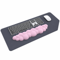 Memory Foam Mousepad with Wrist Support Pink