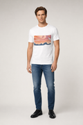 Men's Galactic Block Short-sleeved T-Shirt White