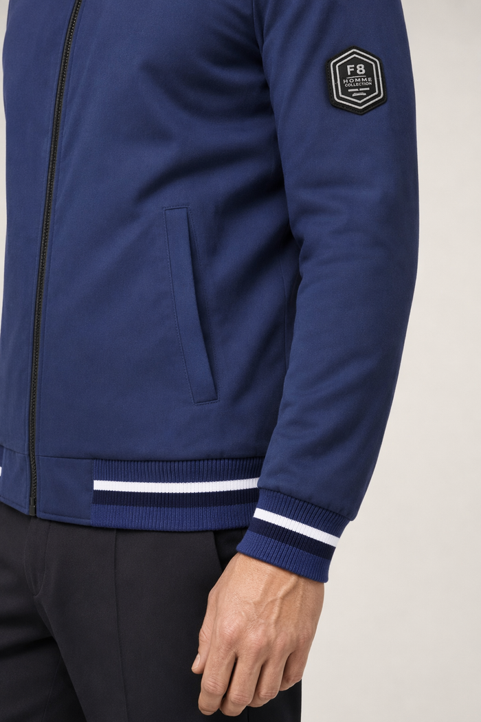 Men's Inner Layer Insulated Baseball Jacket Blue