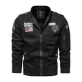 Military Aviator Zip-Up Jacket for Men