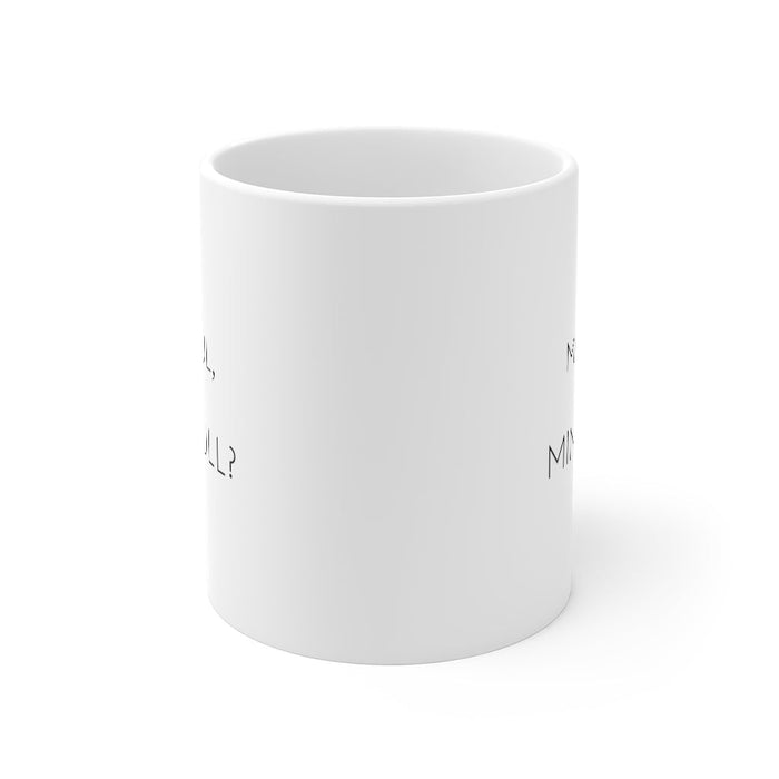 Mindful Moments Mug, Embrace the Yoga Vibe: white, black mindfulness theme, minimal style