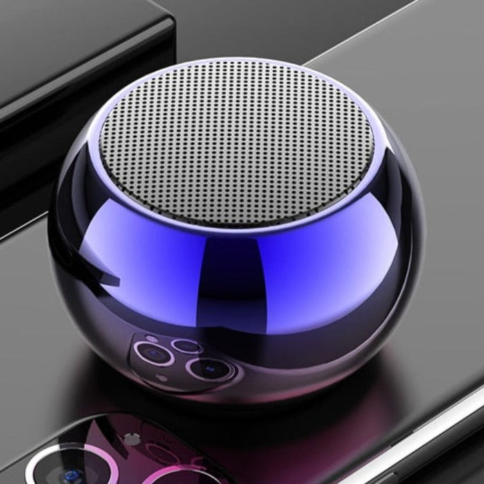 Mini Dragon Wireless Bluetooth Speaker: purple, blue portable speaker, futuristic, sleek style