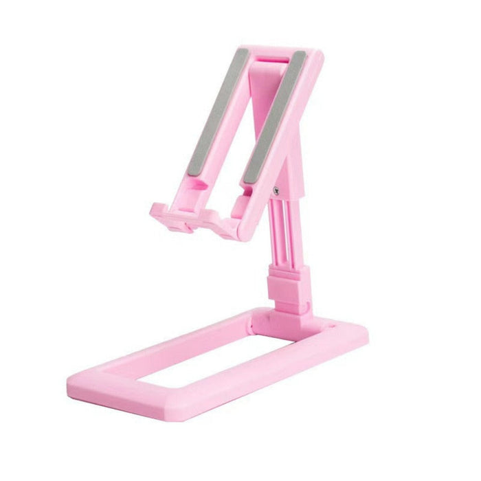 Mobile Phone Stand, Foldable and Portable: black, dark gray phone stand with charging cable, minimal style