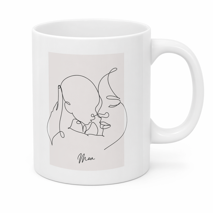 Mom and Me Ceramic Mug - 11oz Default