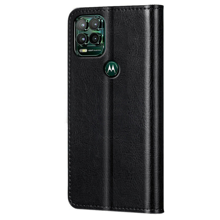 Motorola Moto G Stylus Leather Wallet Case: Retain the Essential Essence of the Product while Offering a Distinctive Twist: b