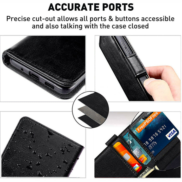 Motorola Moto G Stylus Leather Wallet Case: Retain the Essential Essence of the Product while Offering a Distinctive Twist: b