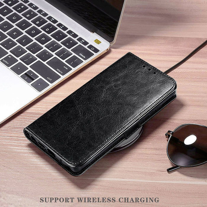 Motorola Moto G Stylus Leather Wallet Case: Retain the Essential Essence of the Product while Offering a Distinctive Twist: b