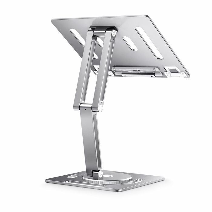 Multi-functional Laptop Stand with Adjustable Features Silver