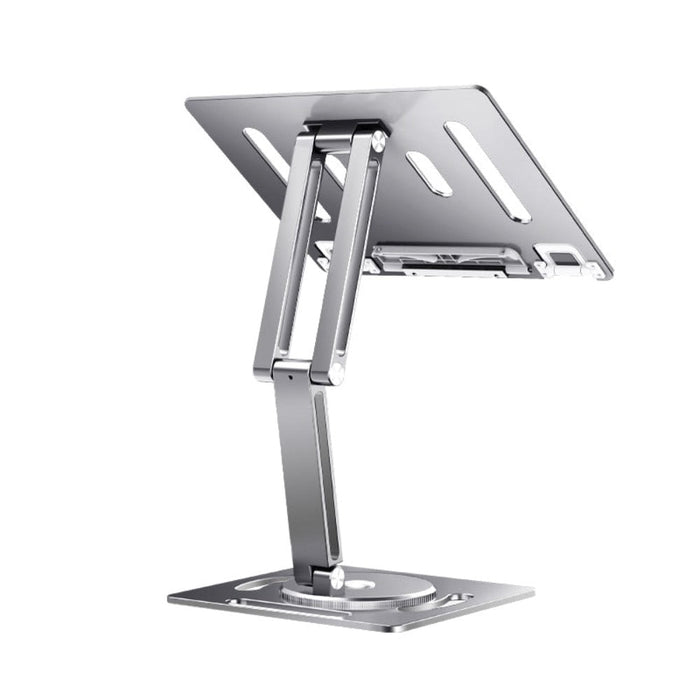 Multi-functional Laptop Stand with Adjustable Features: silver, gray adjustable multi-scene bracket/holder, minimal modern pr
