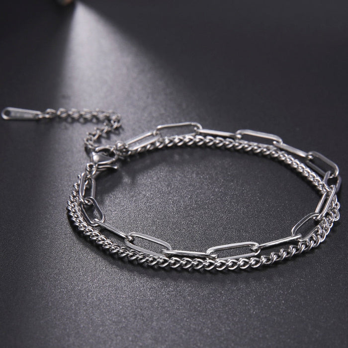 Multi-Strand Charm Bracelet for a Fashionable Stacked Style: gold bracelet, minimal style