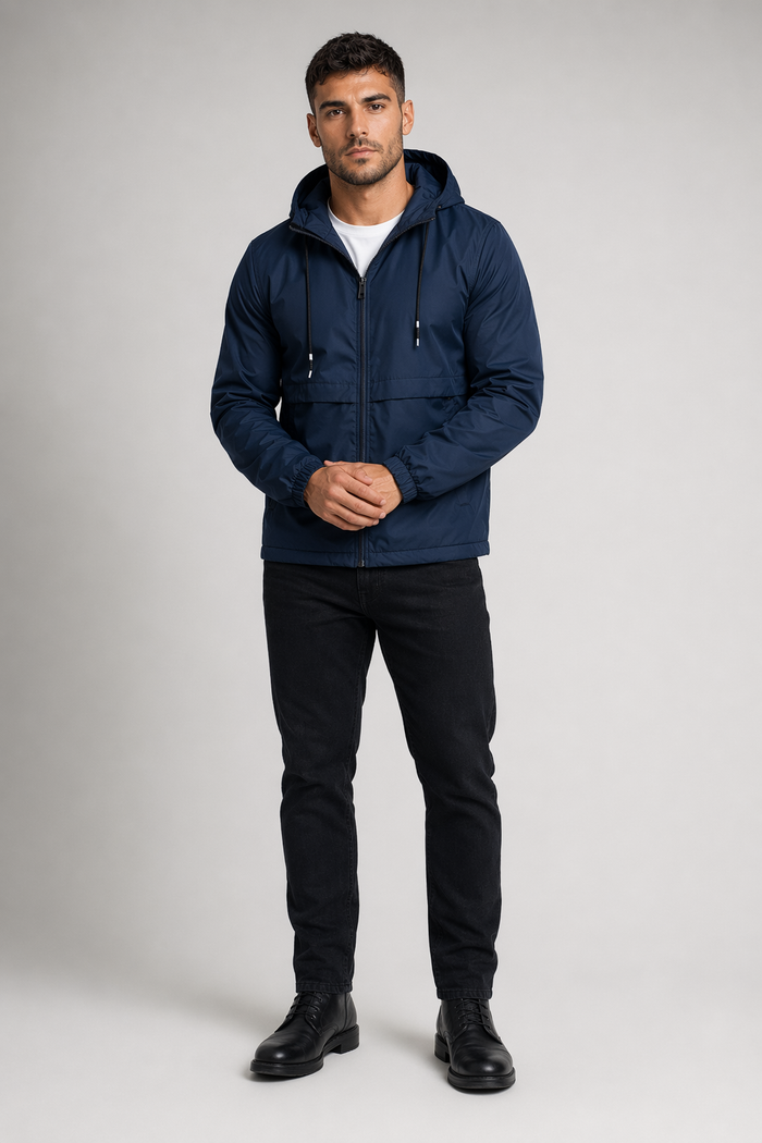 Navy Men's Windproof Jacket Default