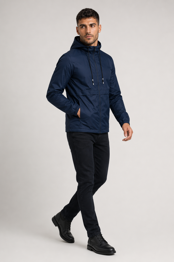 Navy Men's Windproof Jacket Default