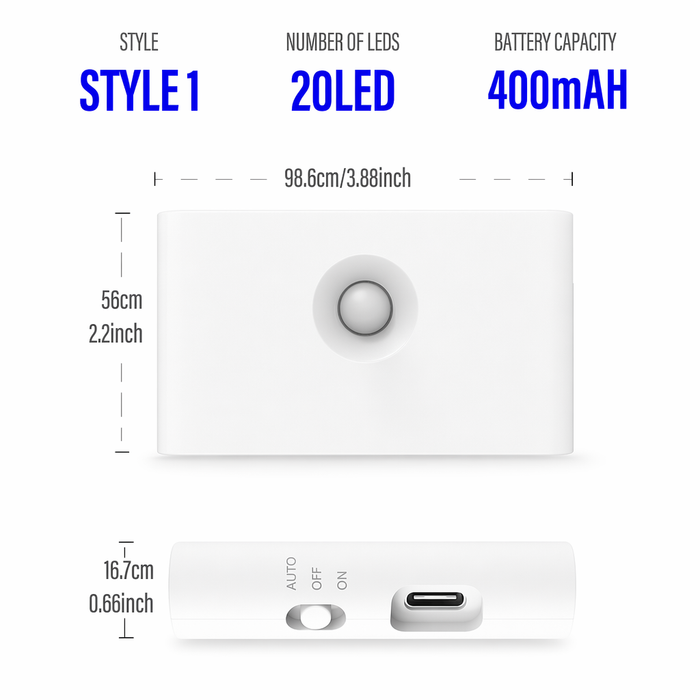 Night Light with Motion Detection Round