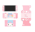 Nintendo Switch Cute Cartoon Skin Set: pink, white My Melody character, kawaii cartoon style
