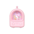 Official LED Light Cute Coin Bank: light pink, pink Hello Kitty and other Sanrio-style characters, kawaii cartoon style