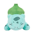 Official Starters Plushies: Classic Nostalgia Collection: light turquoise, green Bulbasaur character, cartoon, kawaii style