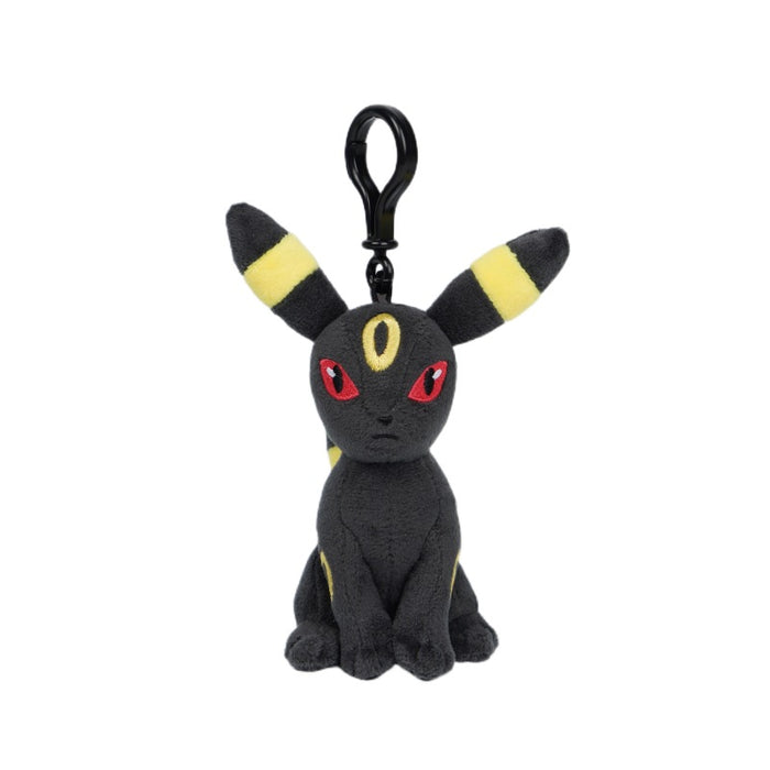 Official Umbreon Plush Keychain: Portable Cuteness: black, yellow Umbreon character, cartoon character plush style