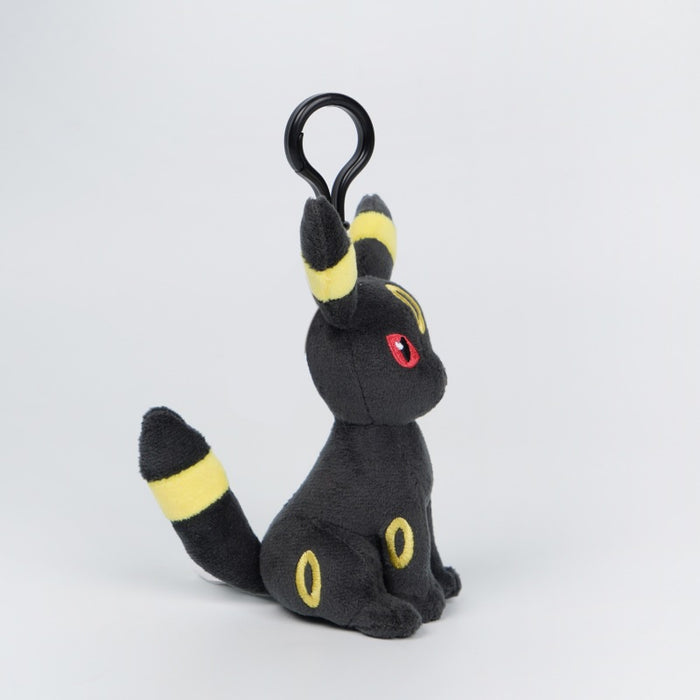 Official Umbreon Plush Keychain: Portable Cuteness: black, yellow Umbreon character, cartoon character plush style