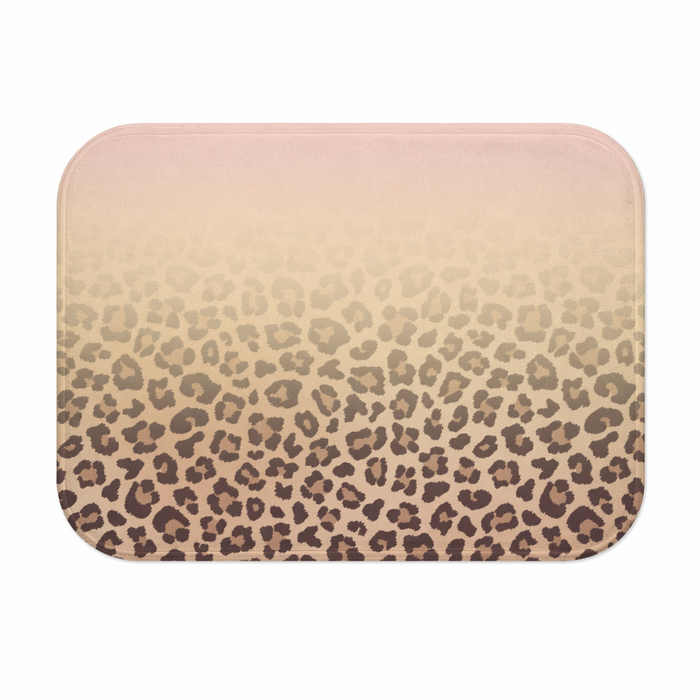 Pink Leopard Print Bath Mat - Stylish Home Decor for your Bathroom Default