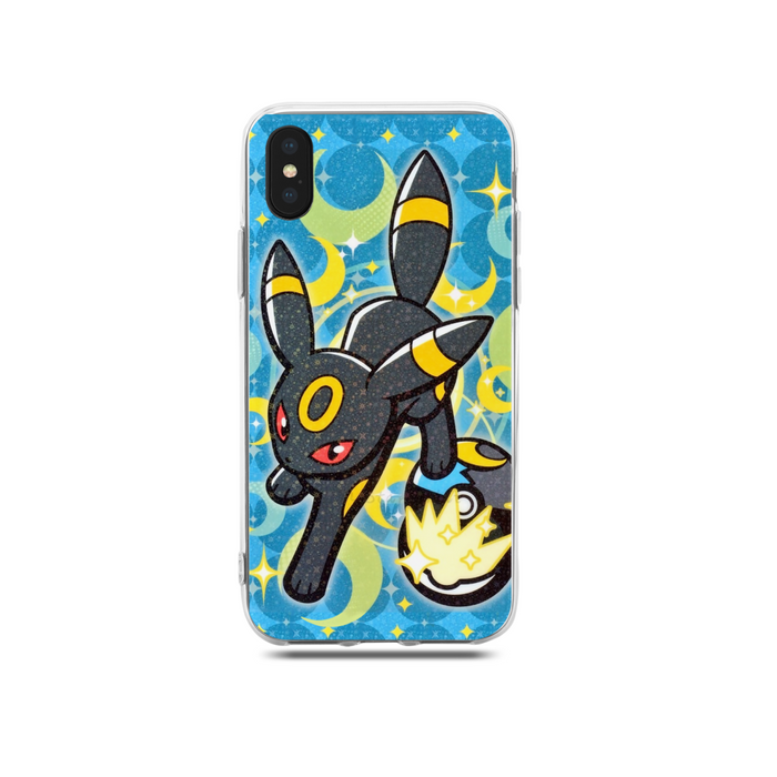 Pokemon TPU Phone Case with Accurate Cutouts: white, light teal Piplup Pokémon character, cartoon style