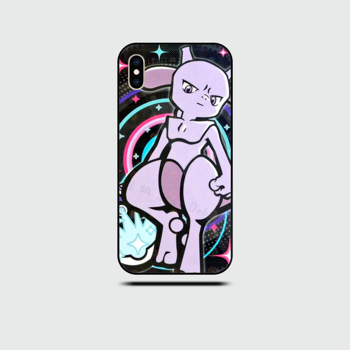 Pokemon TPU Phone Case with Accurate Cutouts: white, light teal Piplup Pokémon character, cartoon style