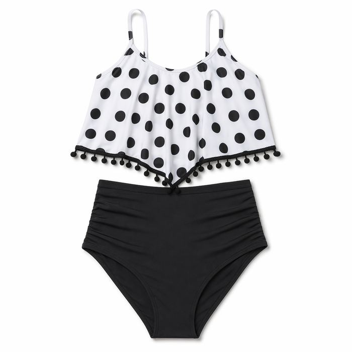 Polka Dots Two-Piece Swimsuit Default