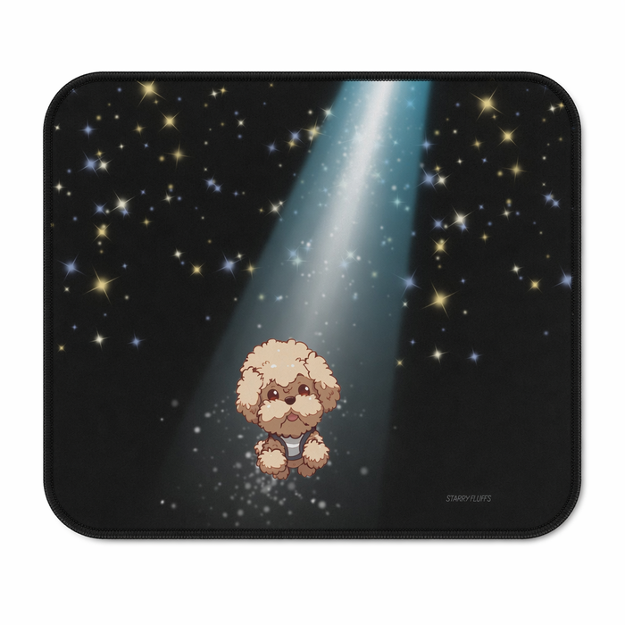 Pookie the Poodle Glowing Mouse Mat by Starry Fluff Default