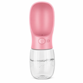 Portable Pet Hydration Bottle for Canines and Felines Pink