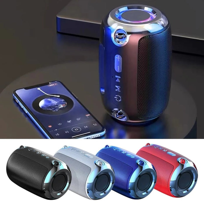 Portable Speaker with Powerful Bass, The Dragon: black, dark gray portable speaker, modern futuristic style