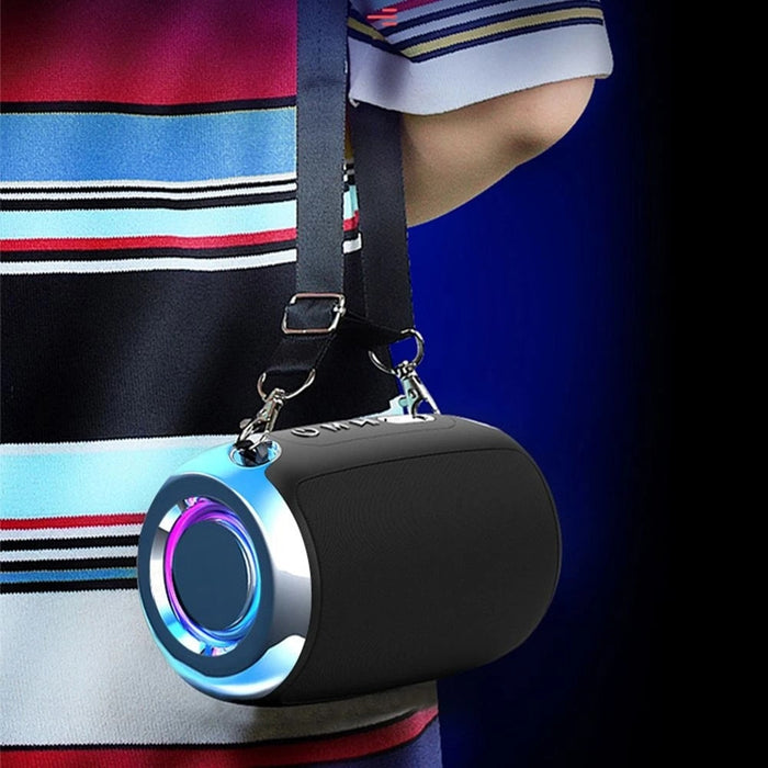 Portable Speaker with Powerful Bass, The Dragon: black, dark gray portable speaker, modern futuristic style