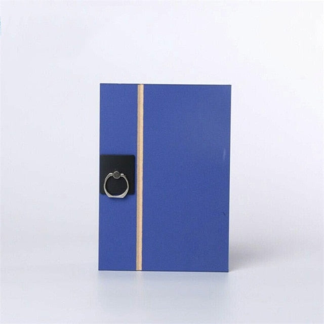 Protective Case 8" Foldable Mobile Phone Screen Amplifier for On-the-Go: black, white soccer players, minimal style