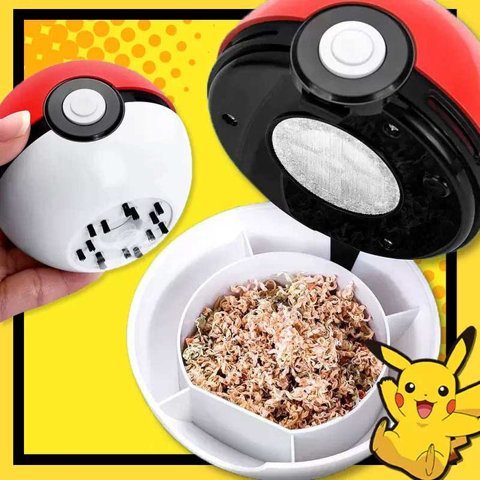 Rechargeable Desktop Vacuum Cleaner, Pokemon-themed: red, white Pikachu / Pokémon theme, cartoon character-themed style