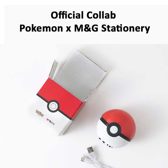 Rechargeable Desktop Vacuum Cleaner, Pokemon-themed: red, white Pikachu / Pokémon theme, cartoon character-themed style