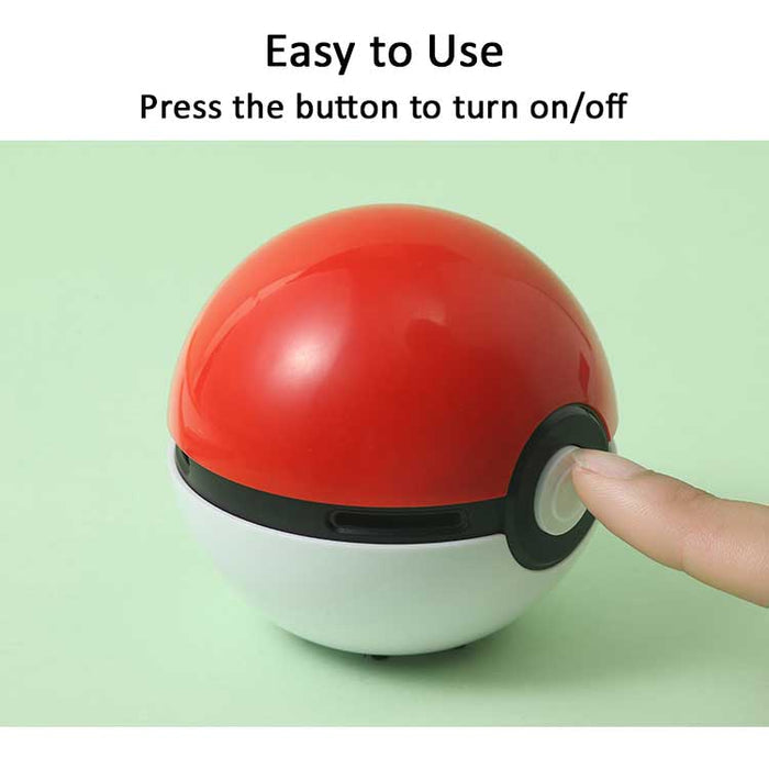 Rechargeable Desktop Vacuum Cleaner, Pokemon-themed: red, white Pikachu / Pokémon theme, cartoon character-themed style
