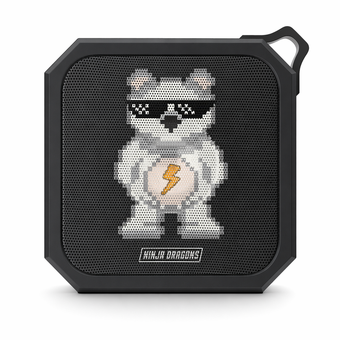 Retro Pixel Waterproof Bluetooth Speaker: Ninja Dragons Edition Default