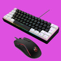 RGB Dragon Keyboard and Mouse Bundle, Clarifying the Product's Meaning while Distinguishing it from the Original: black, whit